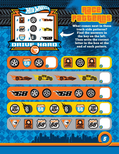 Dreamland Publications Hot Wheels Activity Book with Stickers: Children Interactive & Activity Book