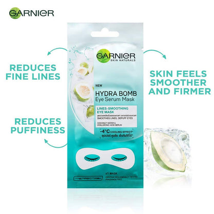 Garnier Hydra Bomb Eye Serum Coconut Water Mask