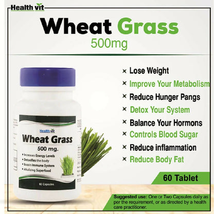 Healthvit Wheat Grass Capsules