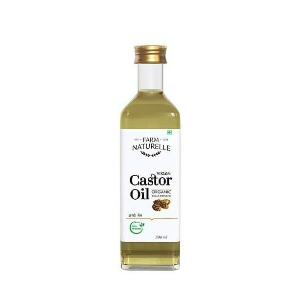 Farm Naturelle Pressed Castor Oil – Natural Care for Glowing Skin & Healthy Hair - 1L