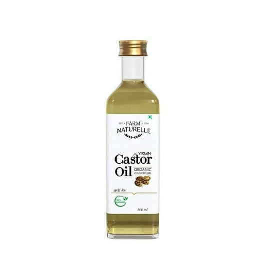 Farm Naturelle Pressed Castor Oil – Natural Care for Glowing Skin & Healthy Hair - 1L