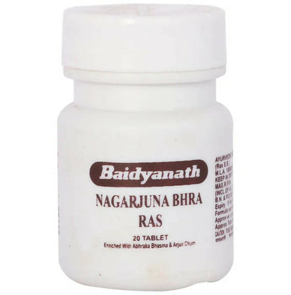 Baidyanath Jhansi Nagarjuna Bhra Ras Tablets