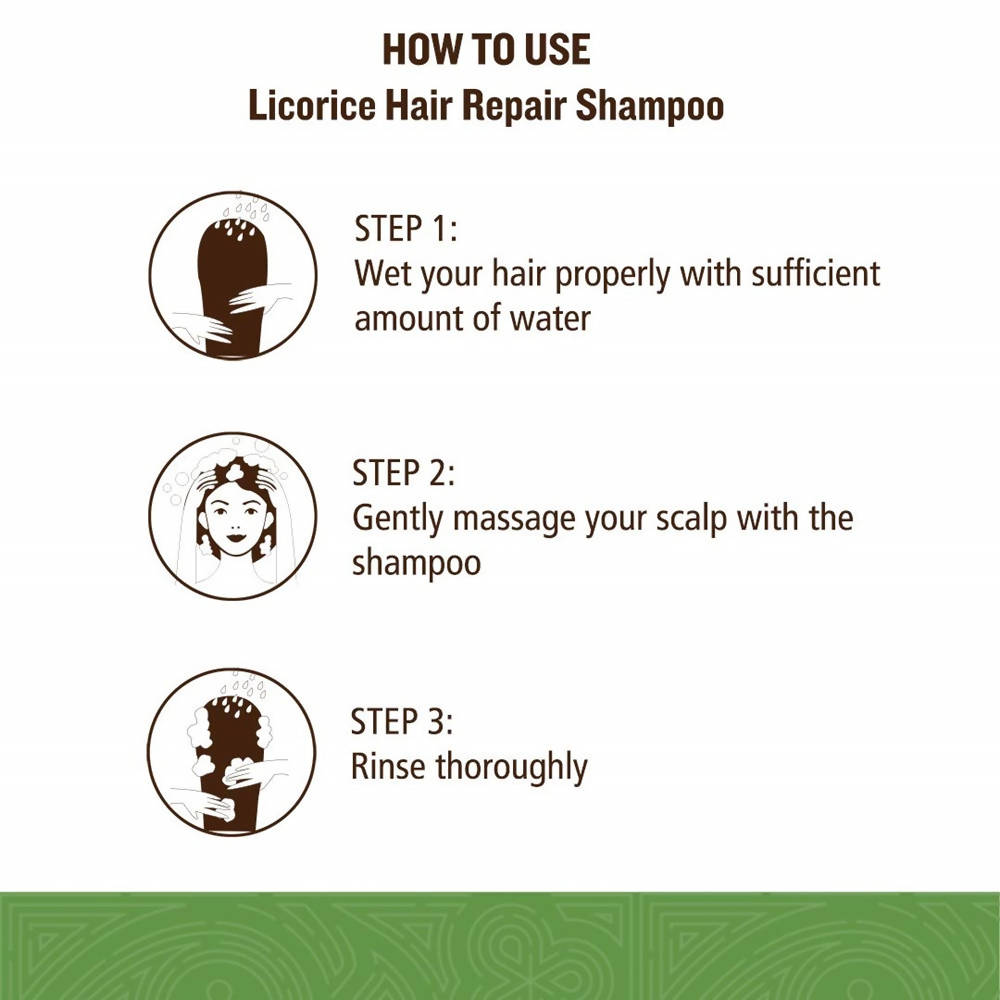 Soultree Licorice Hair Repair Shampoo With Strengthening Bhringraj