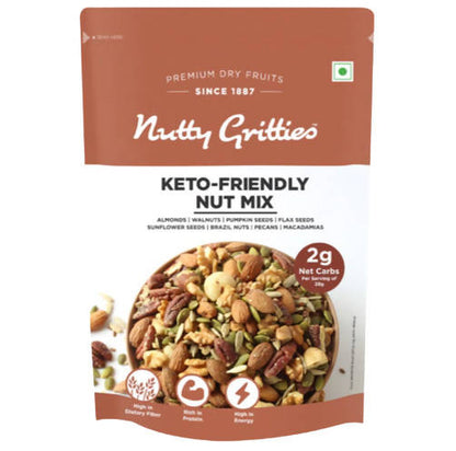 Nutty Gritties Keto-Friendly Nut Mix - BUDNE