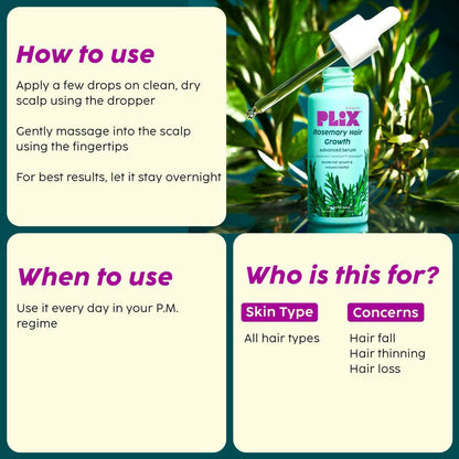 PLIX The Plant Fix Rosemary Advanced Hair Growth Serum