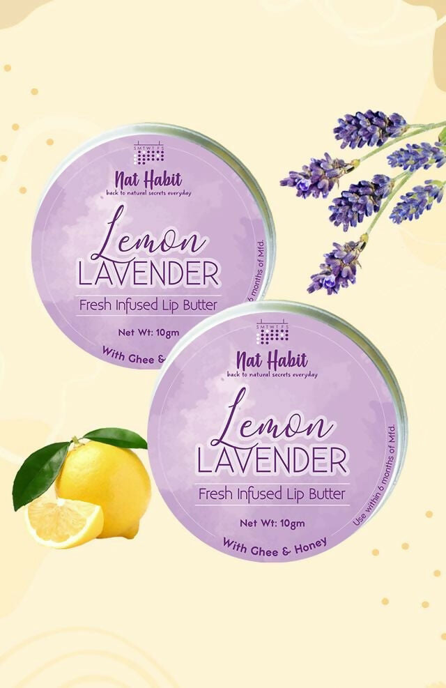 Nat Habit Lemon Lavender Lip Butter