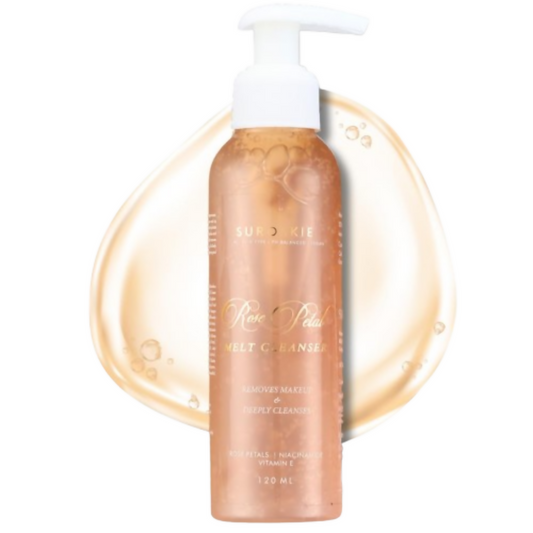 SUROSKIE Rose Petals Melt Cleanser 2-In-1 Face Wash & Makeup Remover