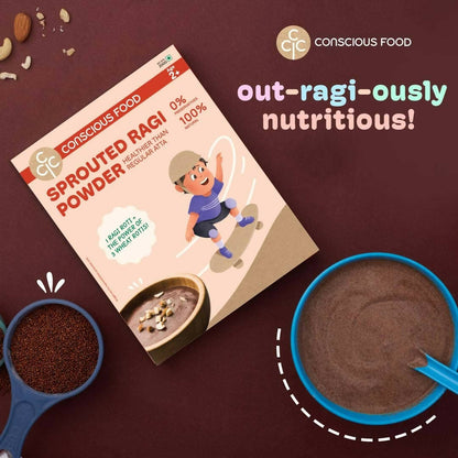 Conscious Food Sprouted Ragi Powder