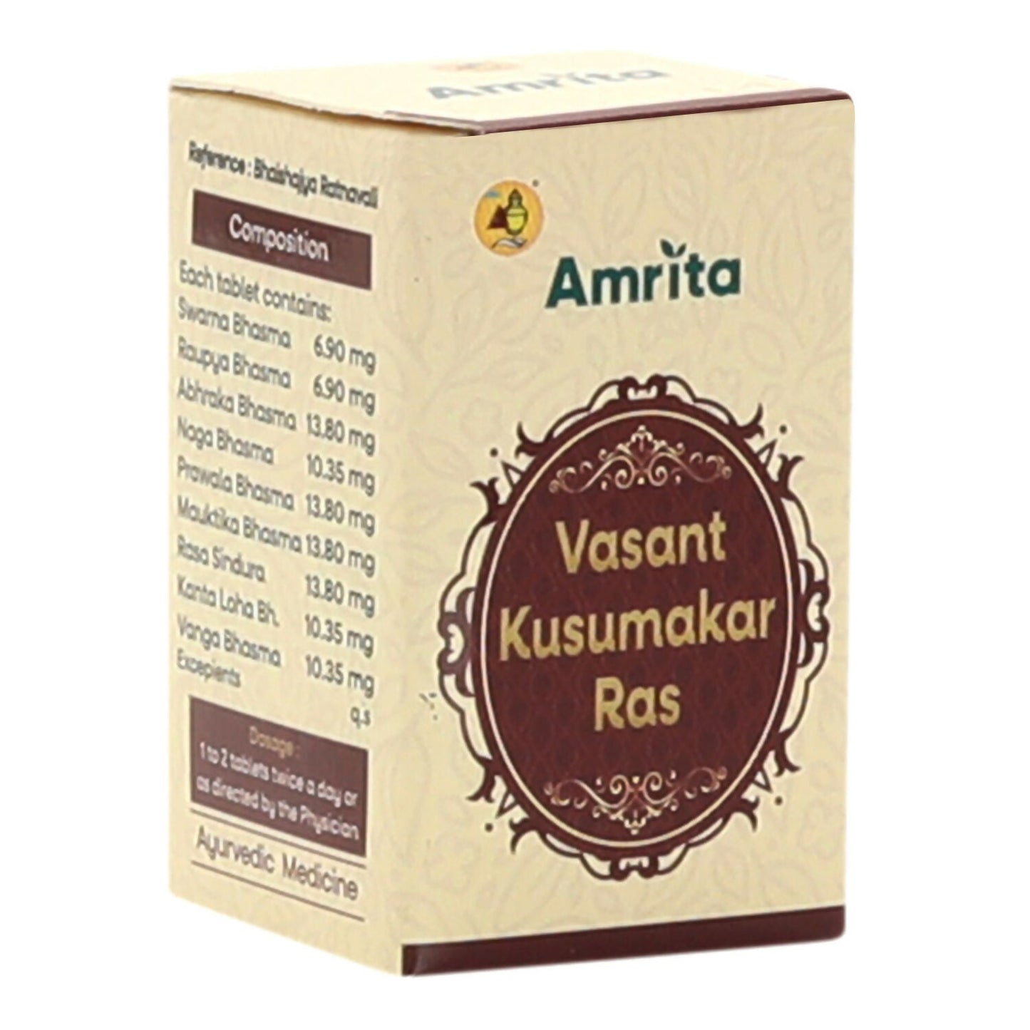 Amrita Vasant Kusumakar Ras Gold Tablets