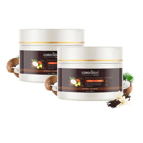 Coronation Herbal Coconut and Vanilla Moisturizing Cream - usa canada australia