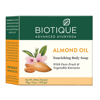 Biotique Advanced Ayurveda Bio Almond Oil Nourishing Body Soap