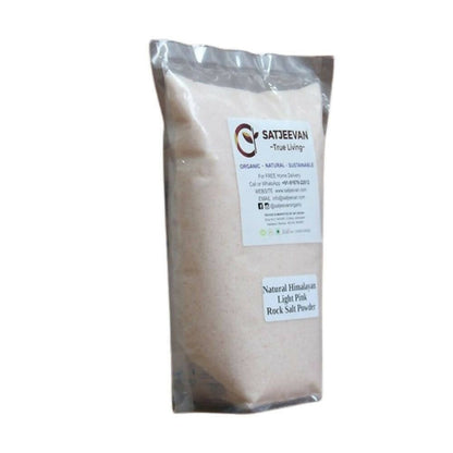 Satjeevan Natural Pink Himalayan Rock Salt Powder