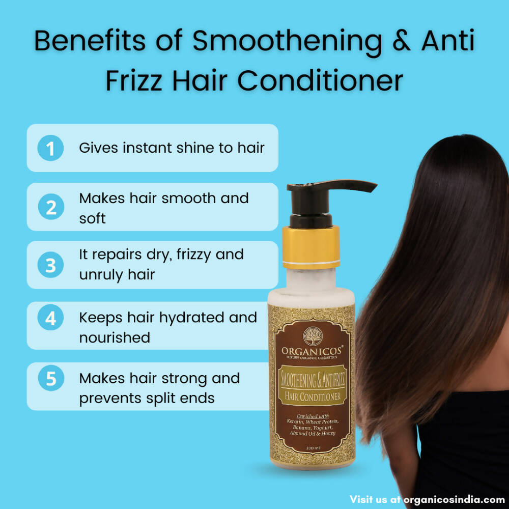Organicos Smoothening & Anti Frizz Hair Conditioner