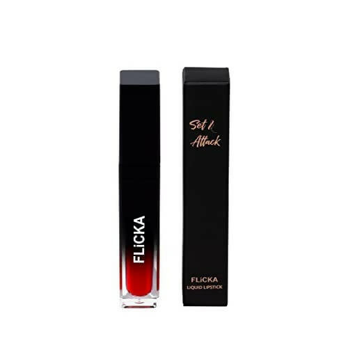 FLiCKA Set and Attack Liquid Matte Lipstick 12 Awesome Blossom - Pink