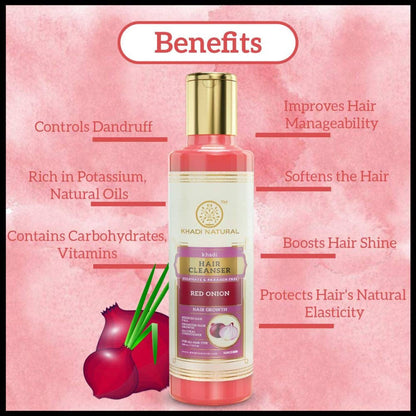 Khadi Natural Red Onion Hair Cleanser