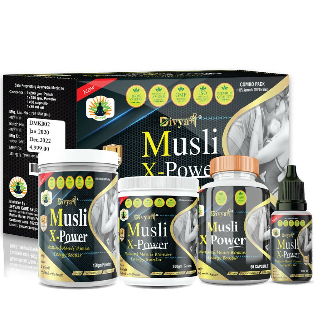 Divya Shree Musli X-Powder Kit -  usa australia canada 