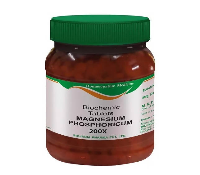 Bio India Homeopathy Magnesium Phosphoricum Biochemic Tablets