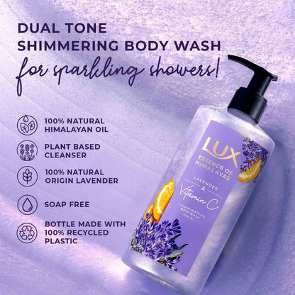 Lux Essence Of Himalayas Lavender & Vitamin C Illuminating Body Wash