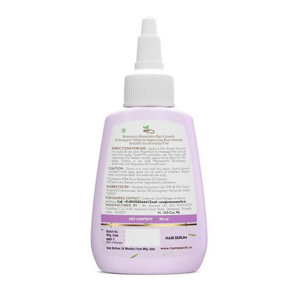 Mamaearth Rosemary Hair Growth Scalp Serum with 95% Pure Rosemary Oil