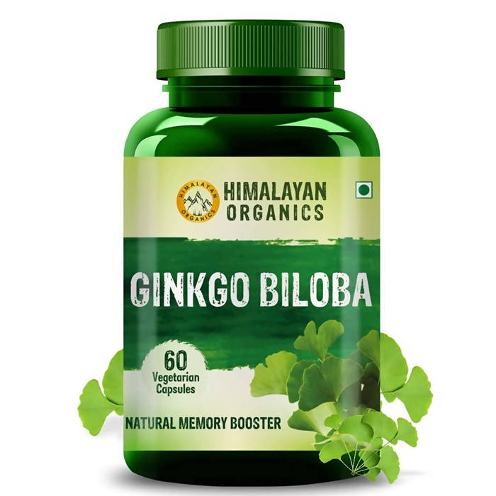 Himalayan Organics Ginkgo Biloba Vegetarian Capsules