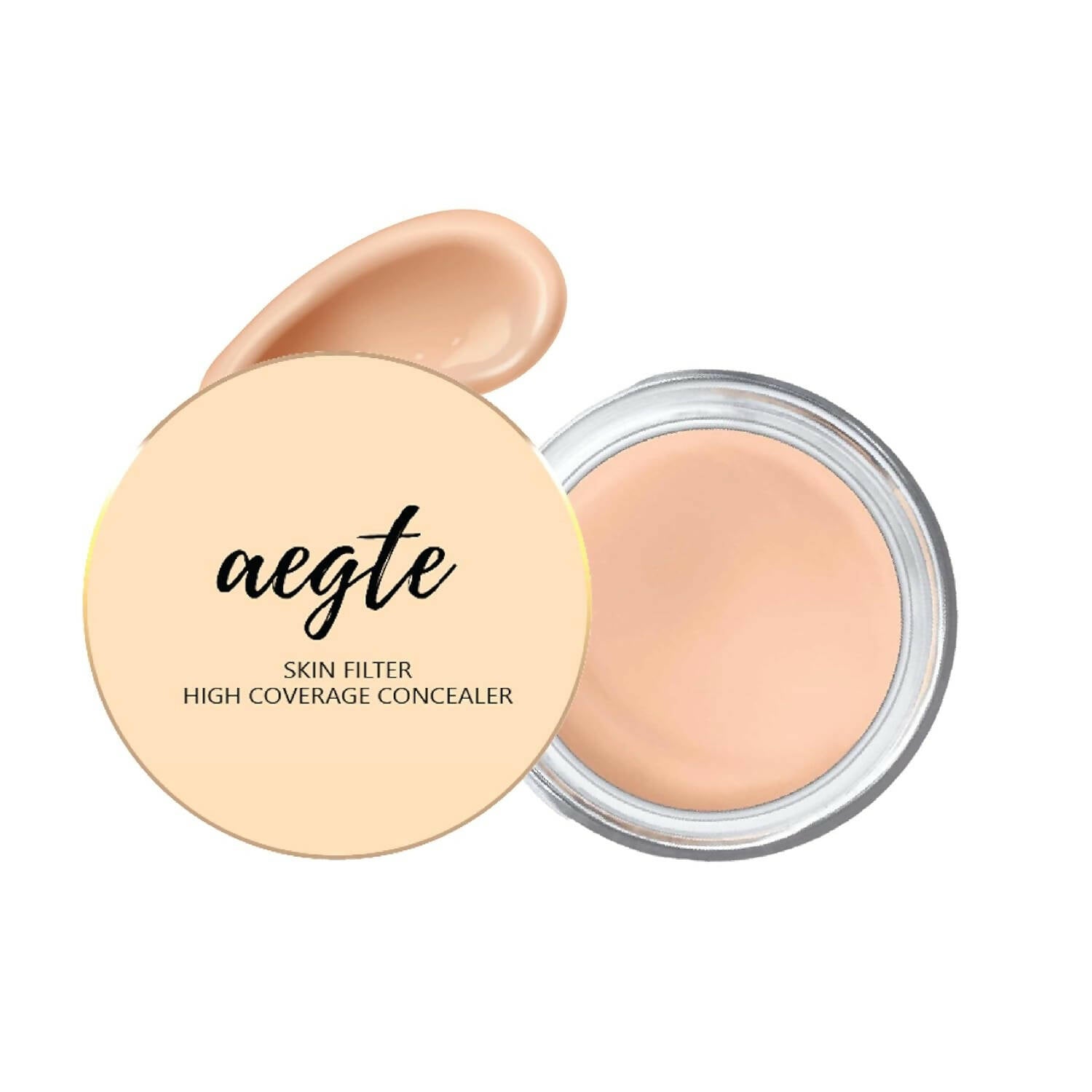 Aegte Skin Filter High Coverage Concealer - Medium Natural - BUDNE