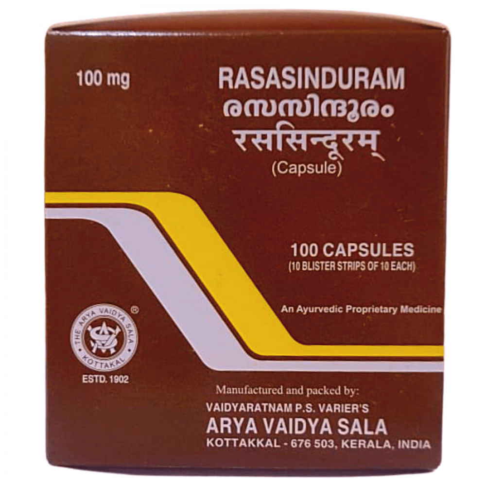 Kottakkal Arya Vaidyasala - Rasasindooram Capsules