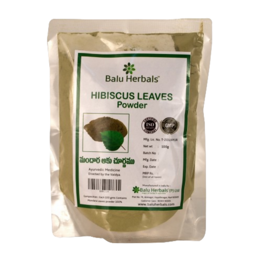 Balu Herbals Hibiscus (Mandara) Leaves Powder - buy in USA, Australia, Canada