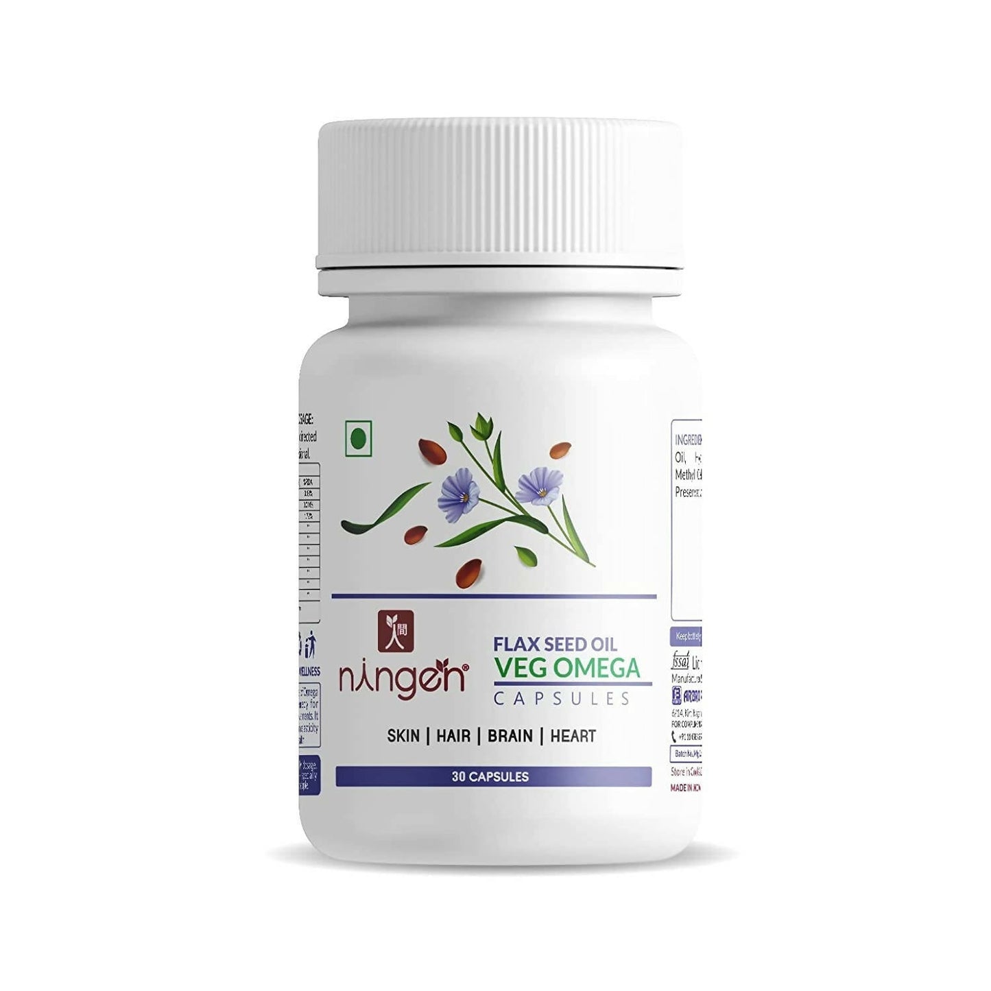 Ningen Flax Seed Oil Capsules - BUDEN