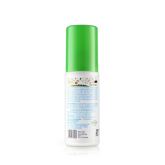 Mamaearth Natural Mosquito Repellent with Citronella & Lemongrass Oil