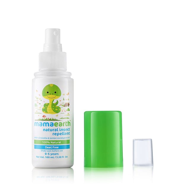 Mamaearth Natural Mosquito Repellent with Citronella & Lemongrass Oil