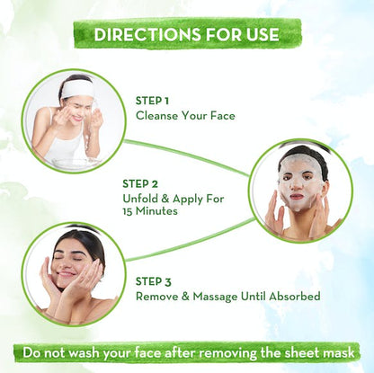 Mamaearth Rice Water Bamboo Sheet Mask