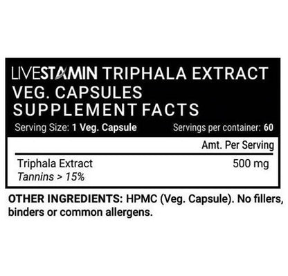 Livestamin Triphala Extract Capsules