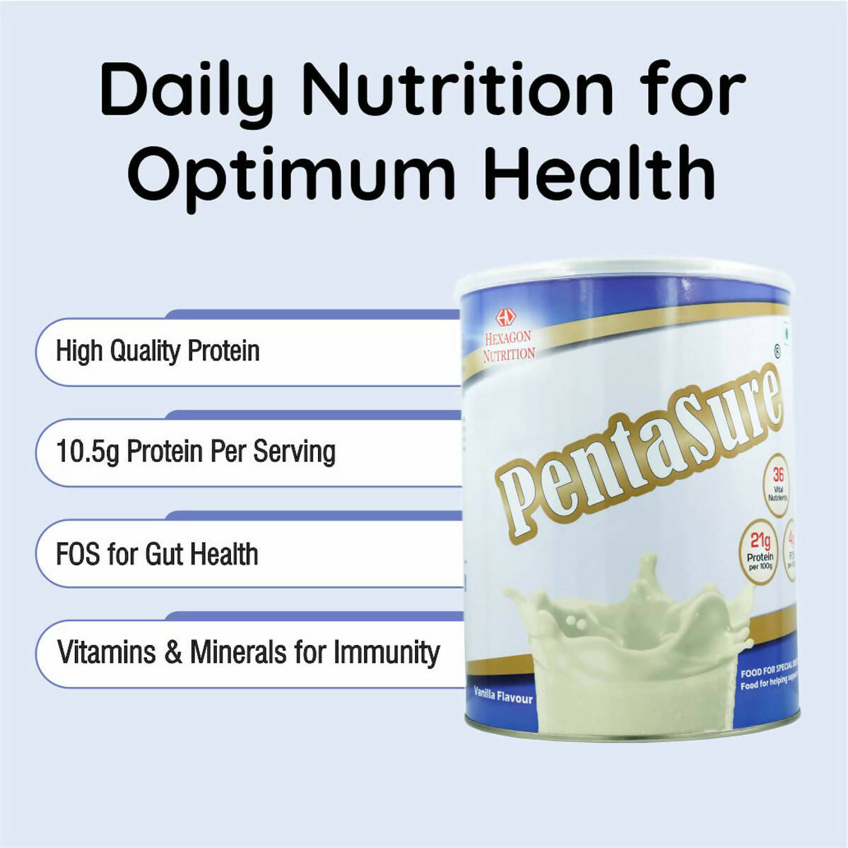 PentaSure Complete Nutritional Powder - Vanilla Flavor