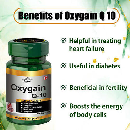 Cipzer Oxygain Q-10 Softgel Capsules