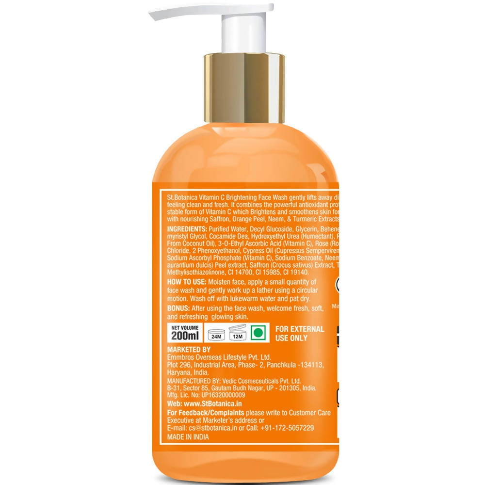 St.Botanica Vitamin C Brightening Face Wash