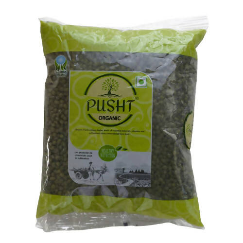 Pusht Organic Sabut Moong Dal - 1KG