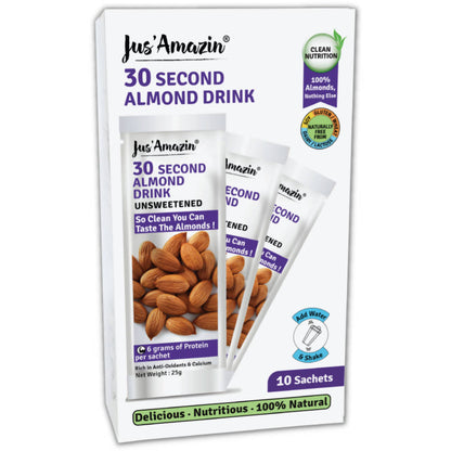 Jus Amazin 30-Second Almond Drink Unsweetened - BUDNE