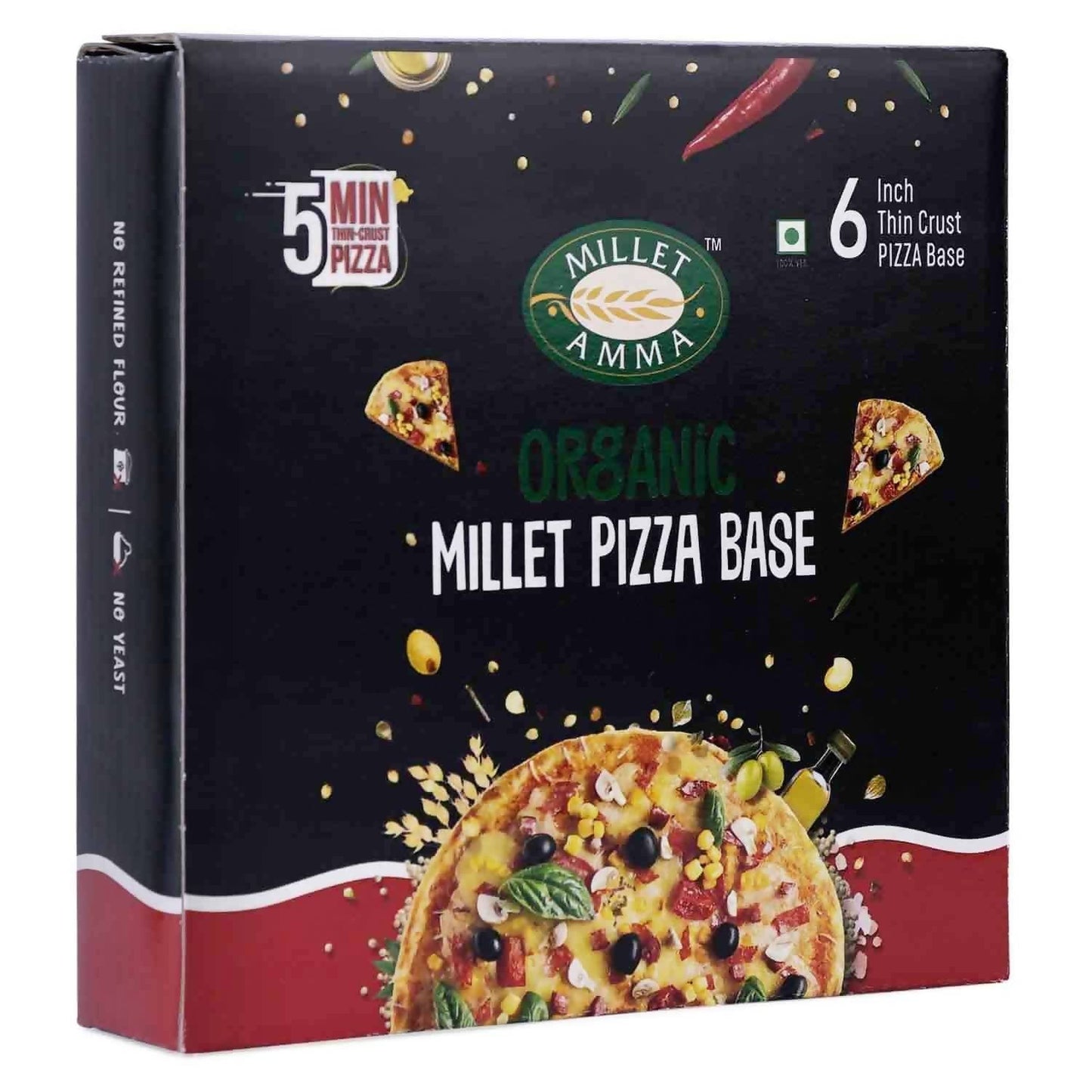 Millet Amma Organic Millet Pizza Base