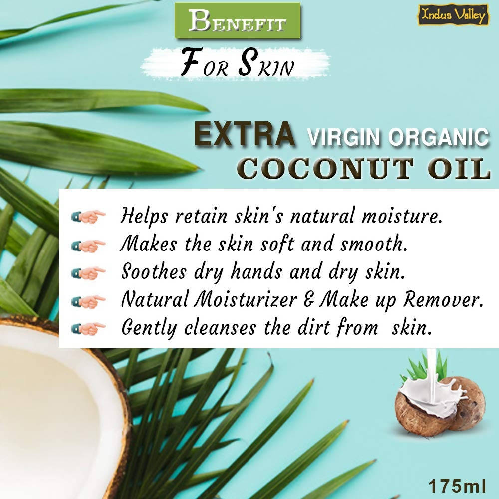 Indus Valley Bio Organic Extra Virgin Organic Coconut Oil