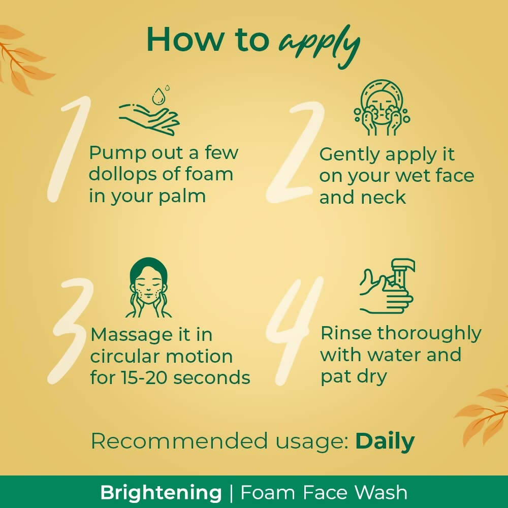 Palmolive Brightening Foam Face Wash