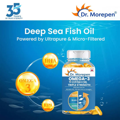 Dr. Morepen Multivitamin Women Tablets and Omega 3 Deep Sea Fish Oil Softgels Combo