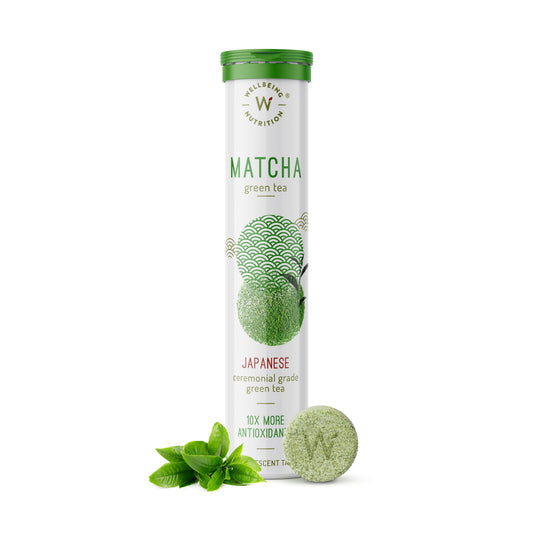 Wellbeing Nutrition Japanese Ceremonial Matcha Green Tea Effervescent Tablets -  buy in usa 