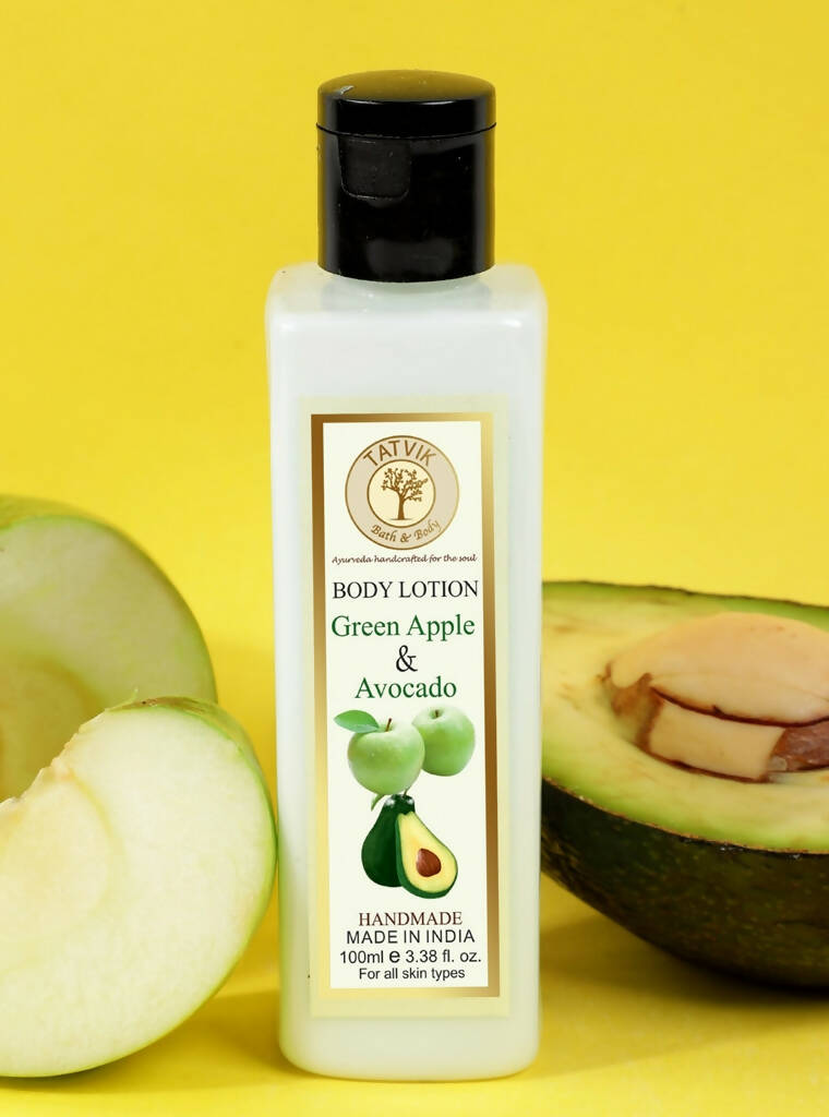 Tatvik Ayurveda Green Apple and Avocado Body Lotion