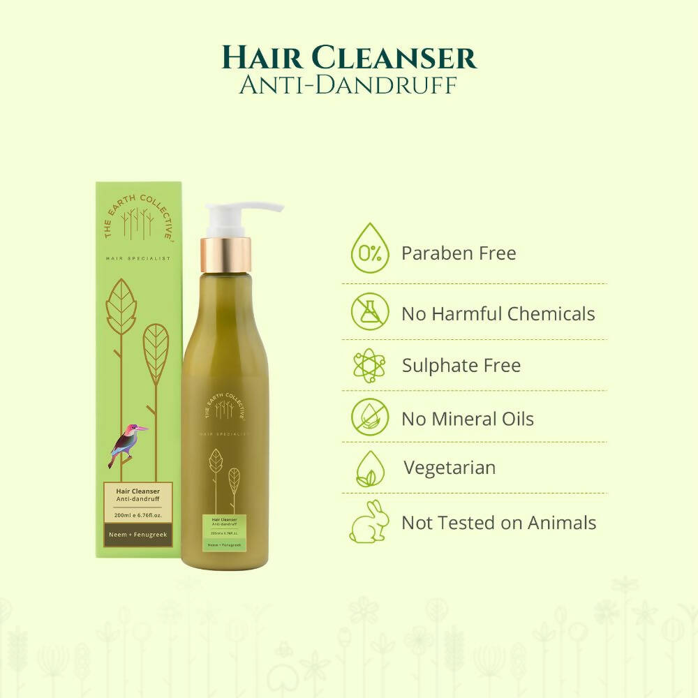 The Earth Collective Hair Cleanser - Anti-Dandruff