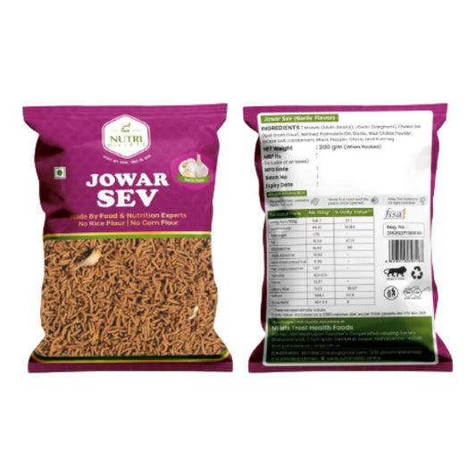 NutriMillets Jowar Sev - Garlic Flavor -  buy in usa 