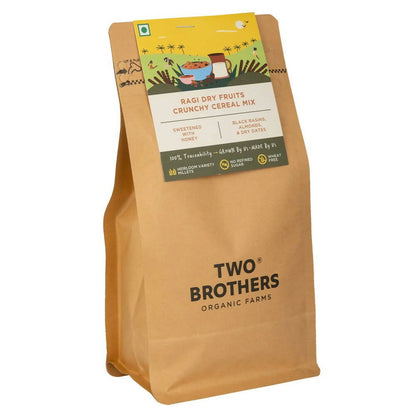 Two Brothers Organic Farms Ragi Almond Crunchy Cereal Mix