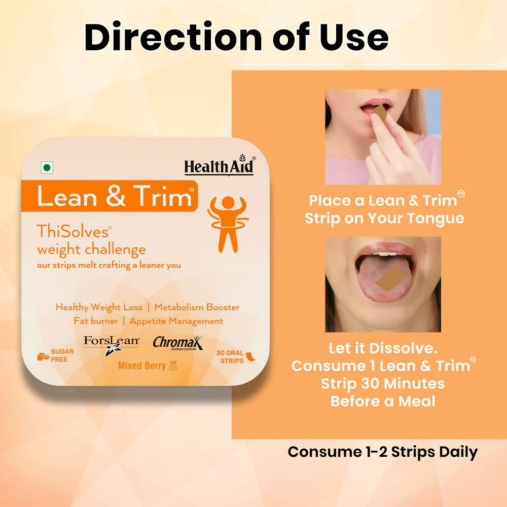 HealthAid Lean & Tirm ThiSolves Oral Strips