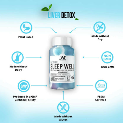 BM Wellness Natural Sleep Well Tablets (800mg)