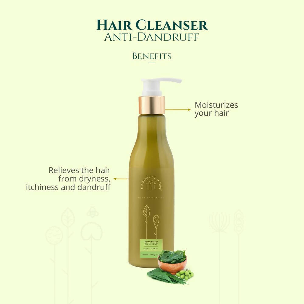 The Earth Collective Hair Cleanser - Anti-Dandruff