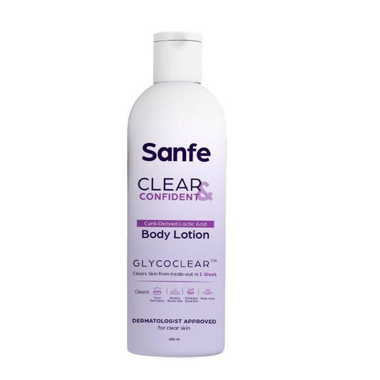 Sanfe Clear & Confident Glycolic Acid Body Lotion - BUDNE